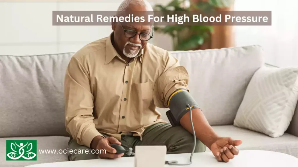 Natural Remedies For High Blood Pressure