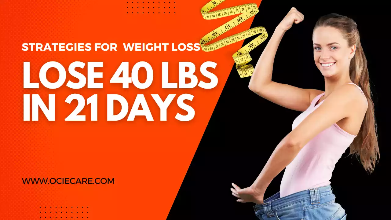 Weight Loss: Challenge To Lose 40 LBS in 21 Days 