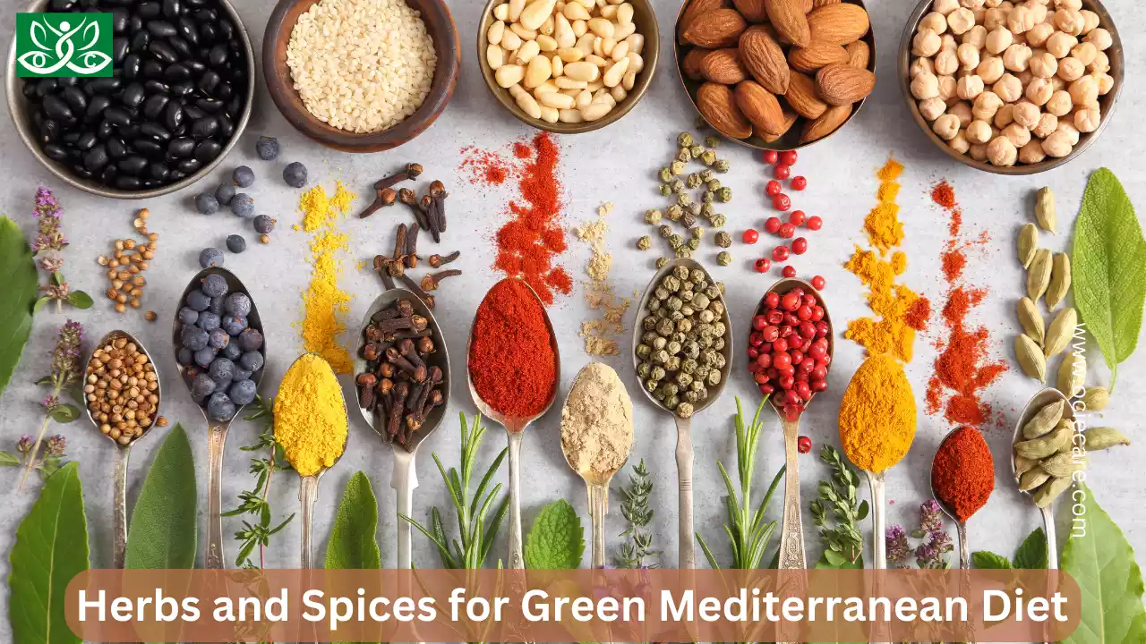 Herbs and Spices for Green Mediterranean Diet