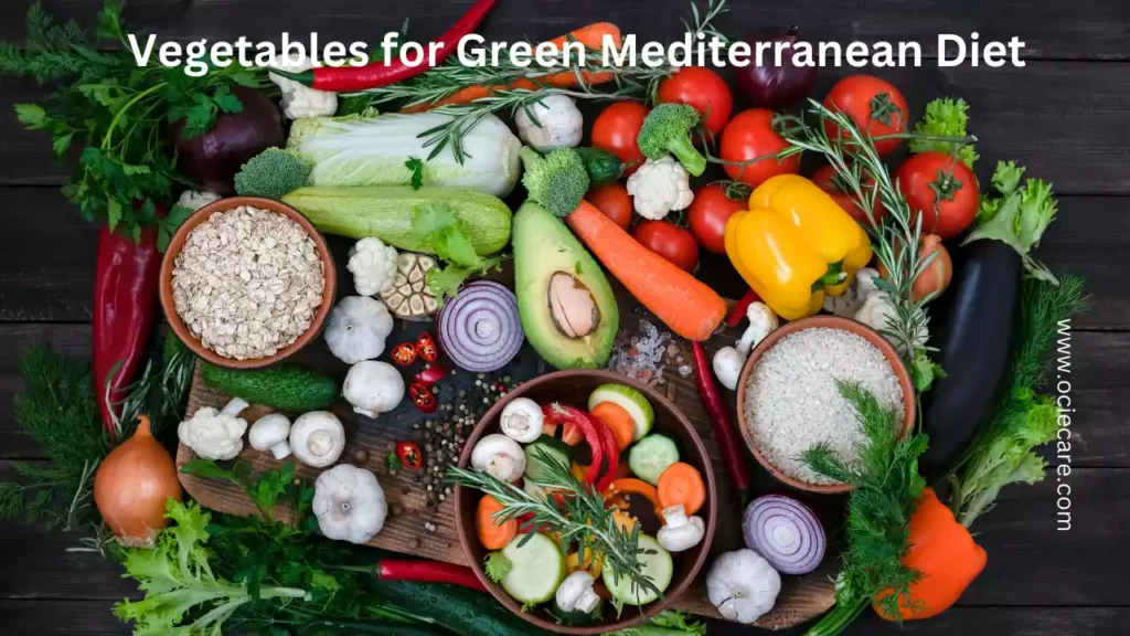 Vegetables for Green Mediterranean Diet