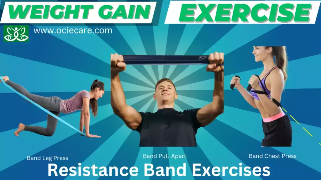 Weight Gain Exercise Resistance Band Exercises