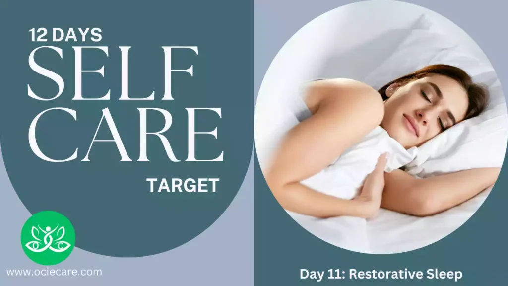 12 Days of Self-Care Target Day 11 Restorative Sleep