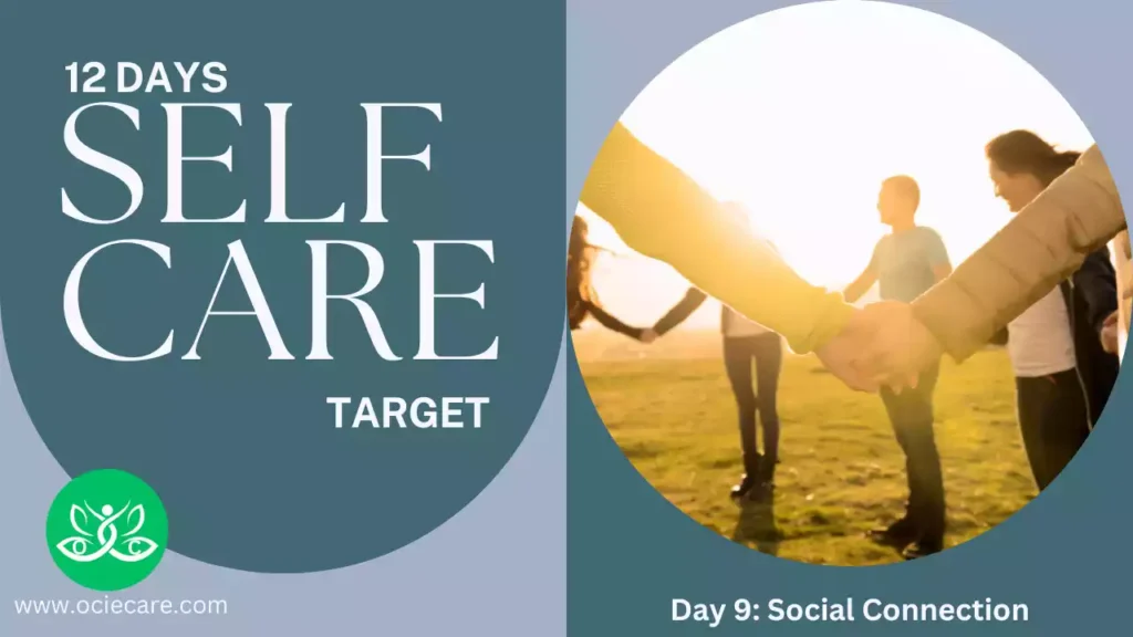 12 Days of Self-Care Target Day 9 Social Connection