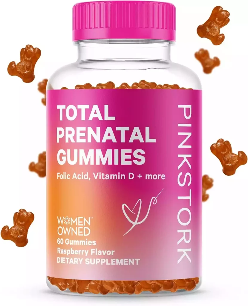 Pink Stork Total Prenatal Vitamin Gummies for Women