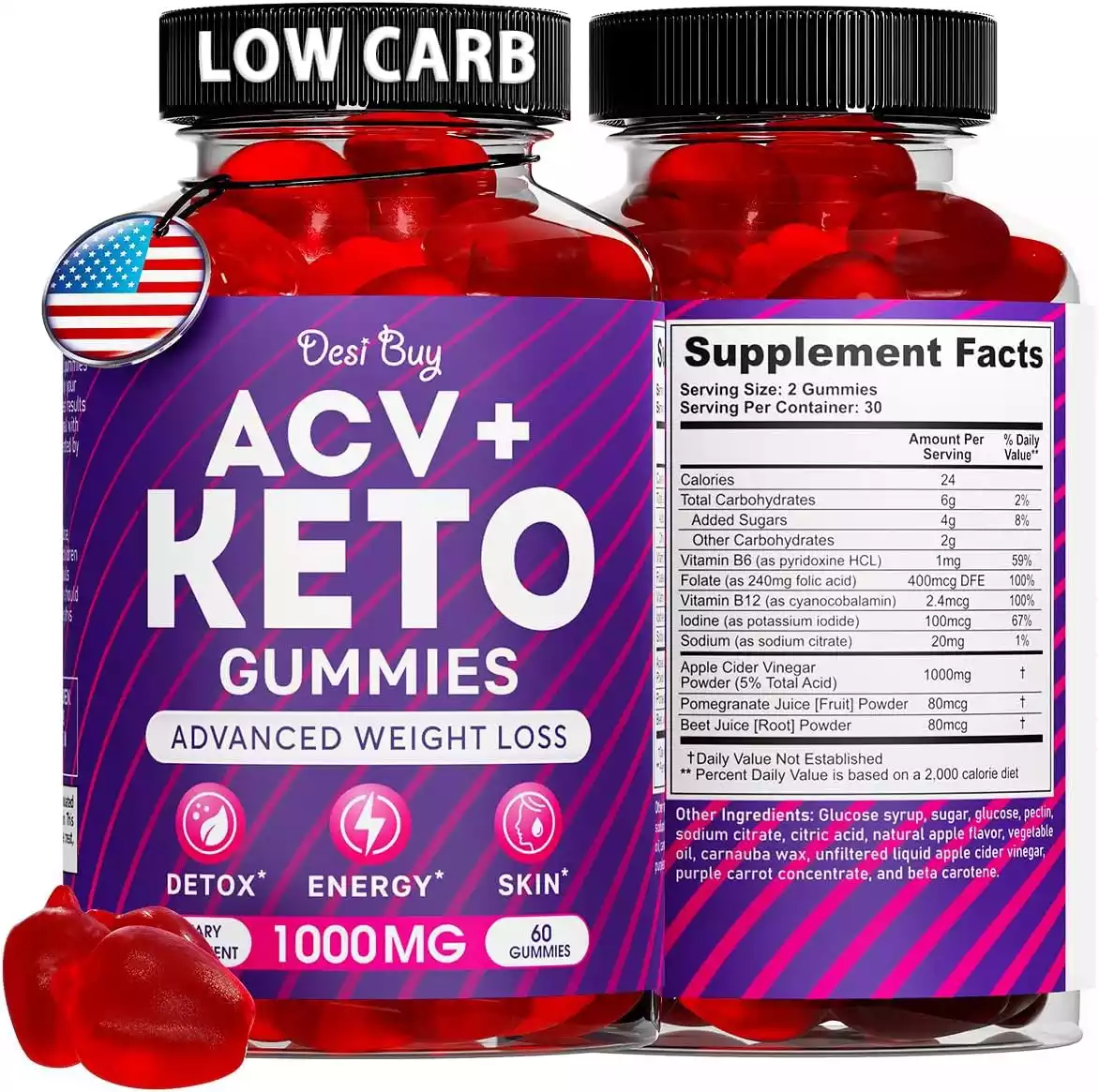 Desi Buy Keto ACV Gummies for Wеight Lоss Advanced Formula (1000mg Per Serving)